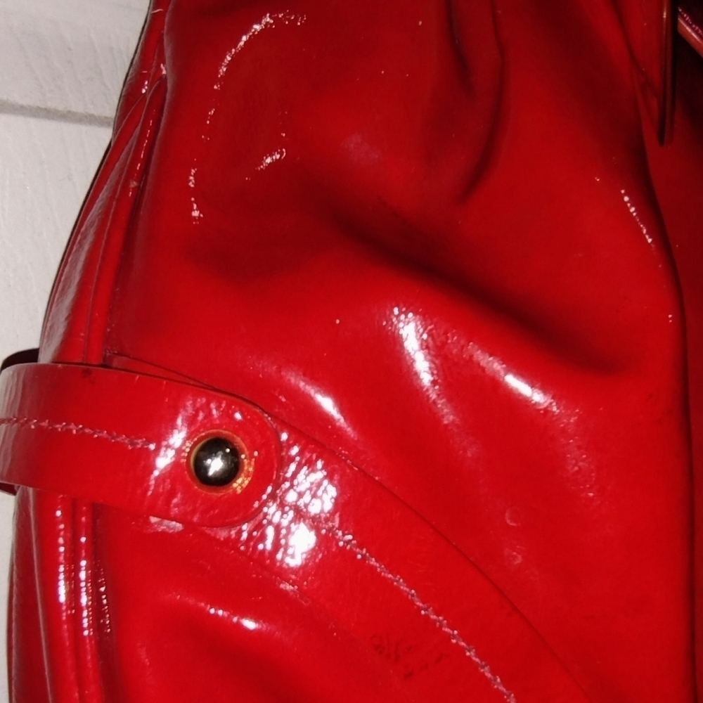 Dooney & Bourke - RARE!!! VINTAGE! RED Hayden Panettiere It Girl Bag! - Picture 11 of 16
